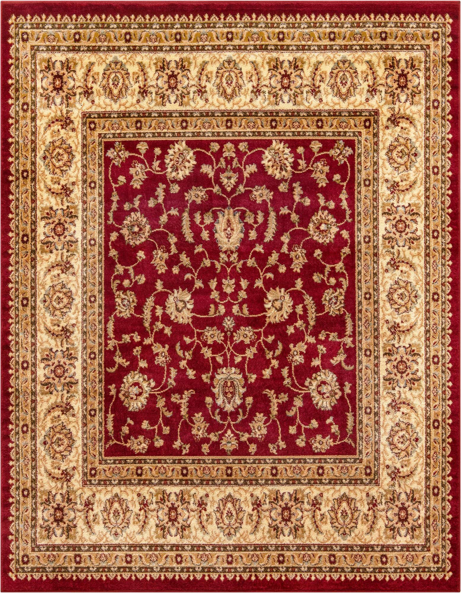 7' x 7' Classic Agra Square Rug