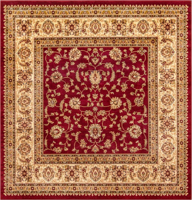 Detail image of 7' x 7' Classic Agra Square Rug