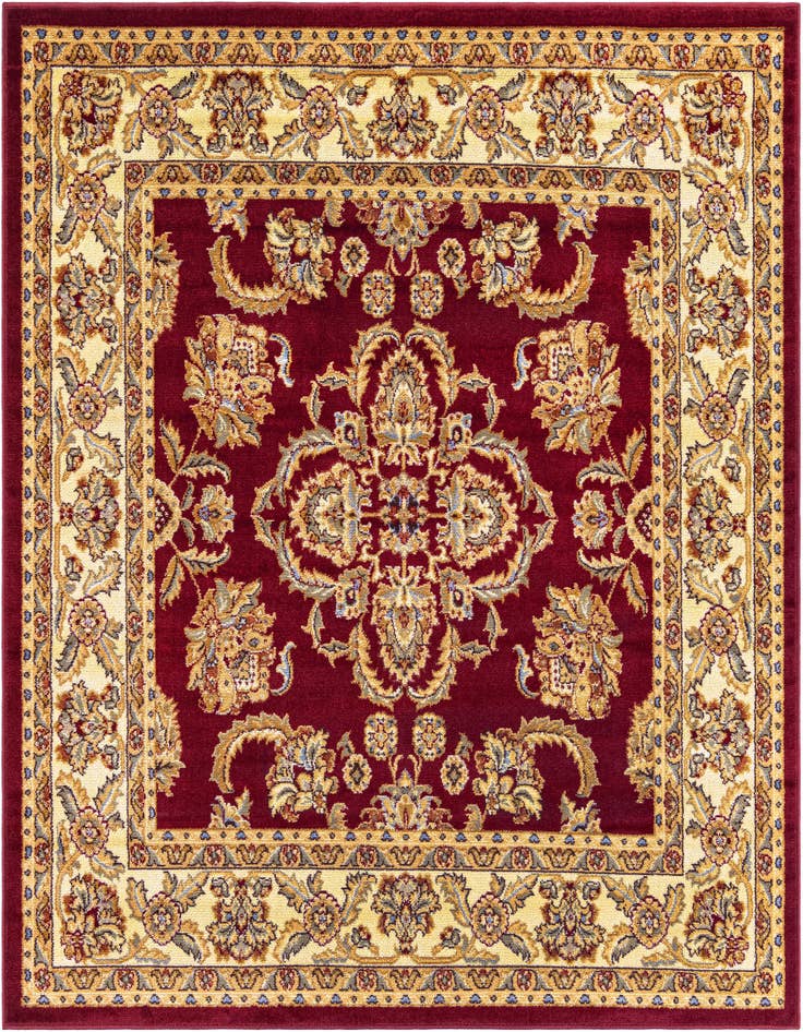 Detail image of 6' 1 x 6' 1 Classic Agra Square Rug