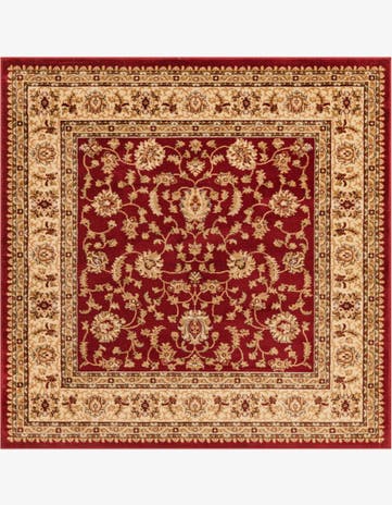 6' x 6' Classic Agra Square Rug