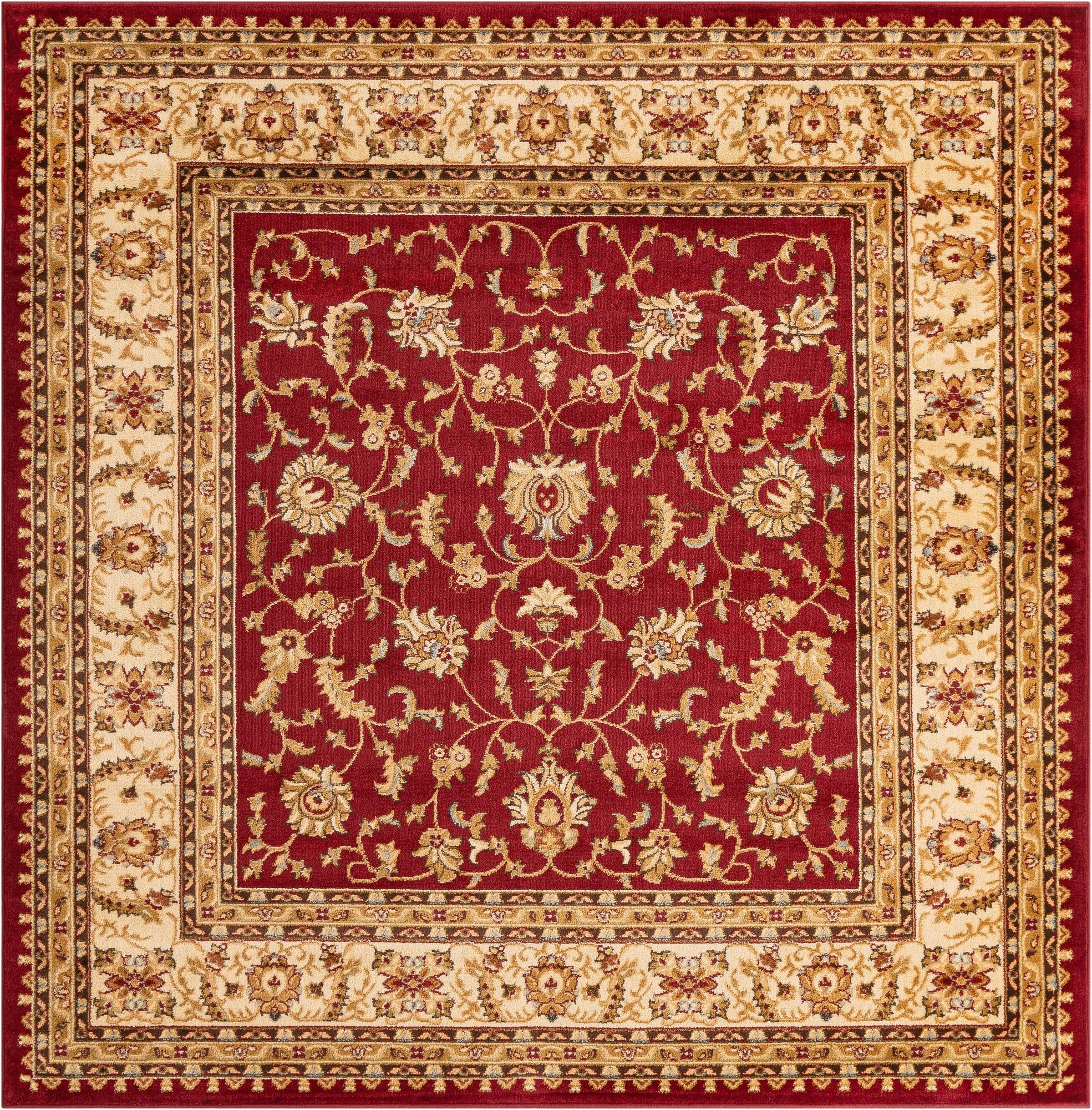 7' 10 x 7' 10 Classic Agra Square Rug