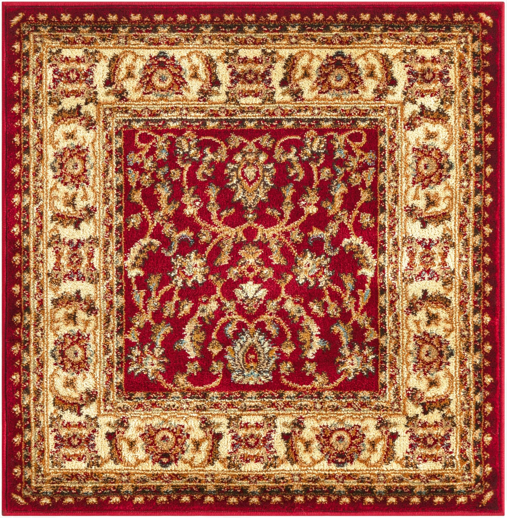 3' x 3' Classic Agra Square Rug