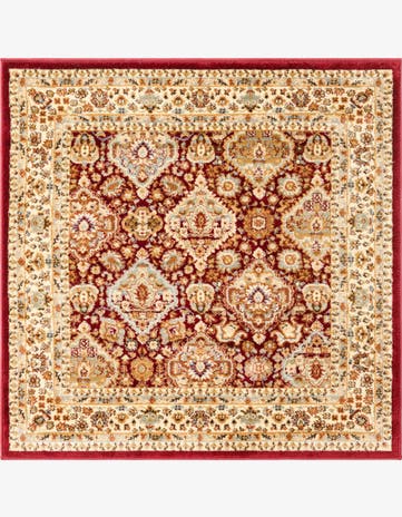 4' x 4' Classic Agra Square Rug