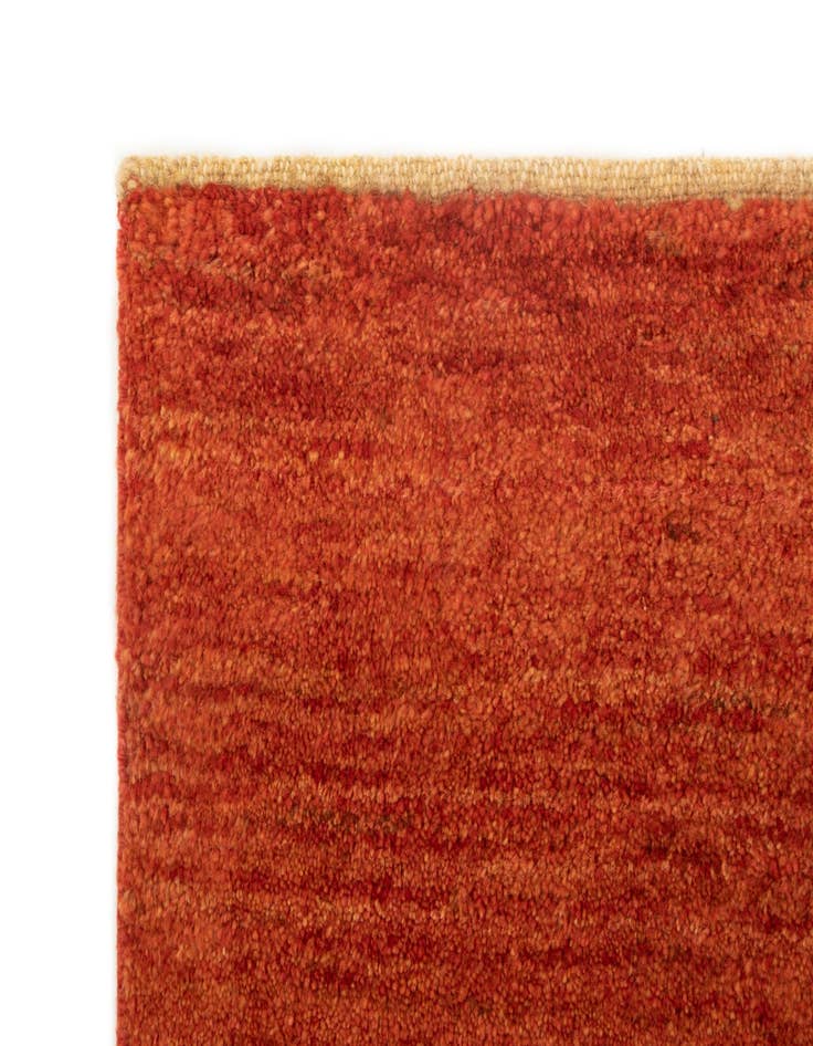 Detail image of 4' 7 x 5' 3 Hand Knotted Gabbeh Shouli Persian Wool Square Rug