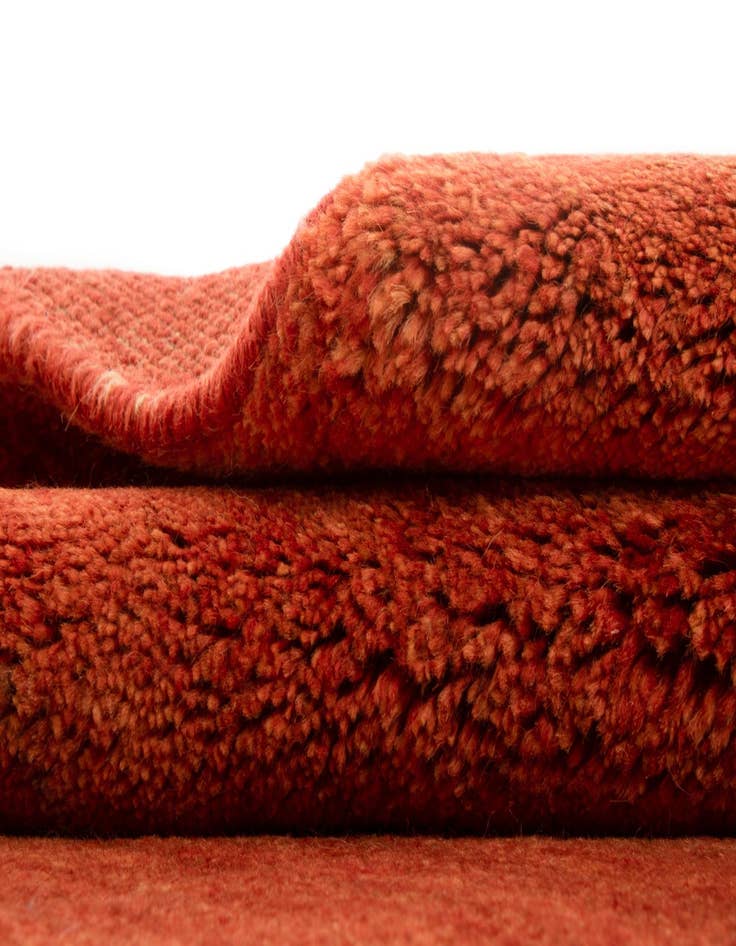 Detail image of 4' 7 x 5' 3 Hand Knotted Gabbeh Shouli Persian Wool Square Rug