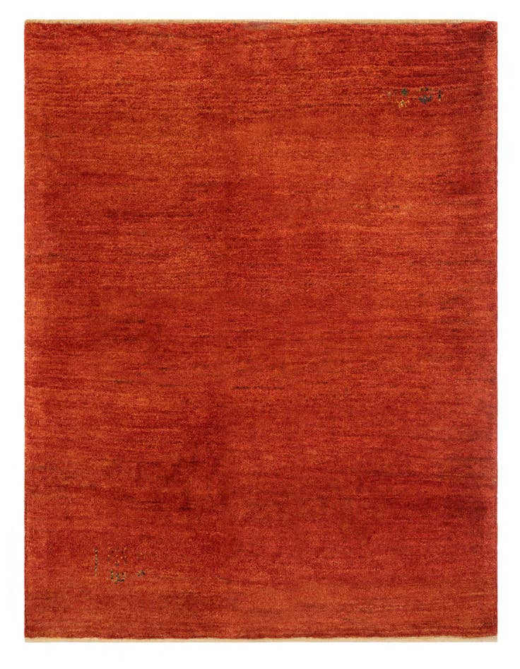 Detail image of 4' 7 x 5' 3 Hand Knotted Gabbeh Shouli Persian Wool Square Rug