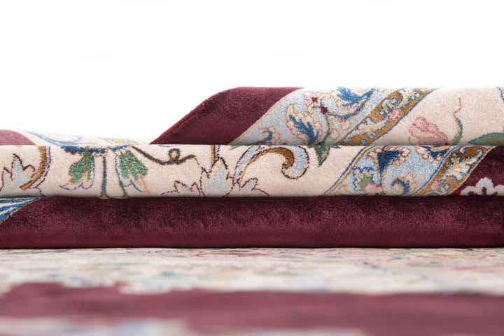 8' 2 x 8' 2 Ghom Design Square Rug
