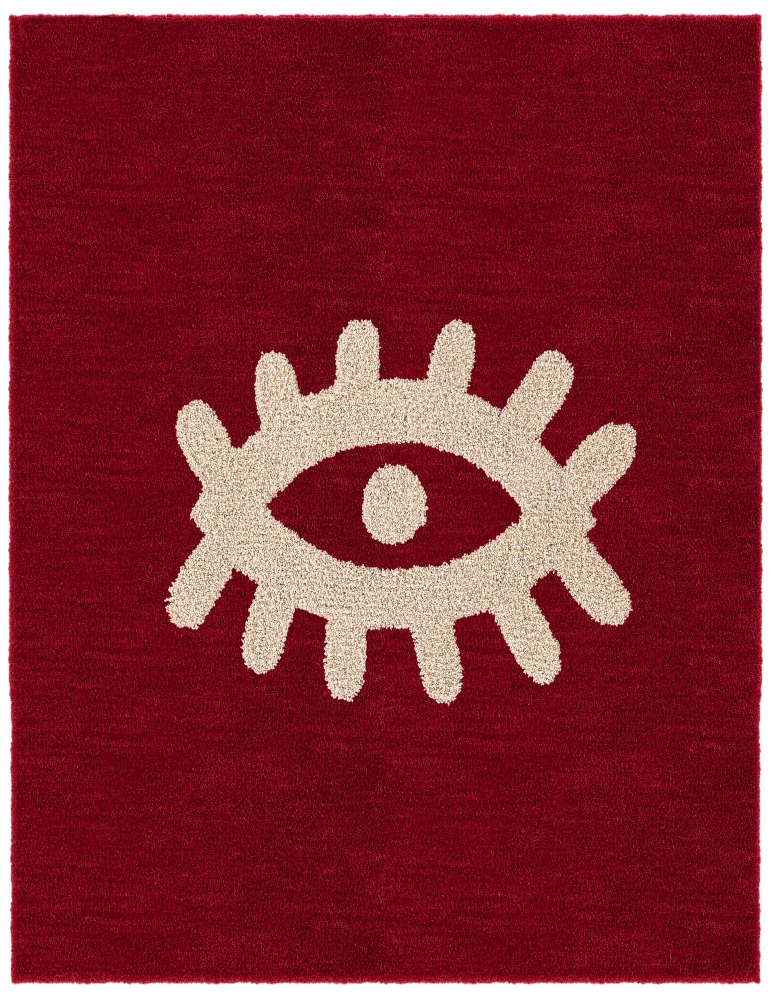 5' 1 x 5' 1 Handtufted Wool Square Rug