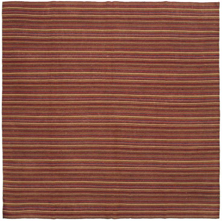 Detail image of 7' 4 x 7' 5 Harssin Kilim Square Rug