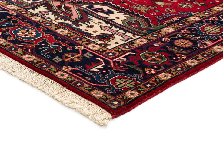 Detail image of 8' 3 x 8' 3 Heriz Wool Square Rug