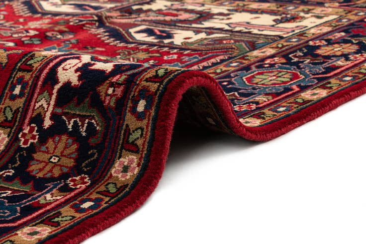 Detail image of 8' 3 x 8' 3 Heriz Wool Square Rug