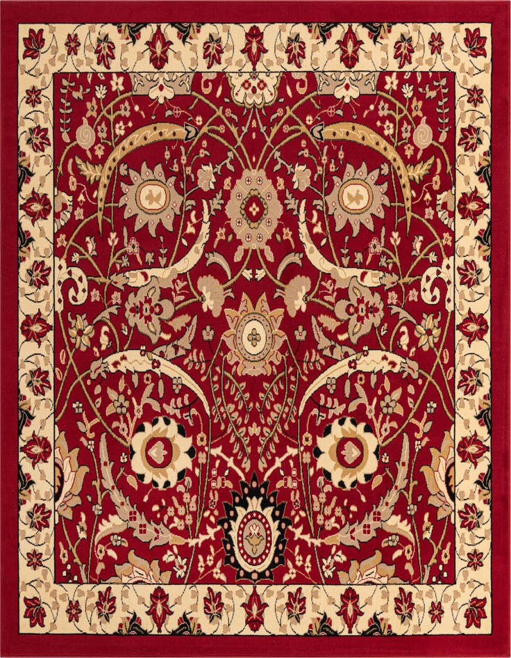 Detail image of 7' 10 x 7' 10 Isfahan Design Square Rug