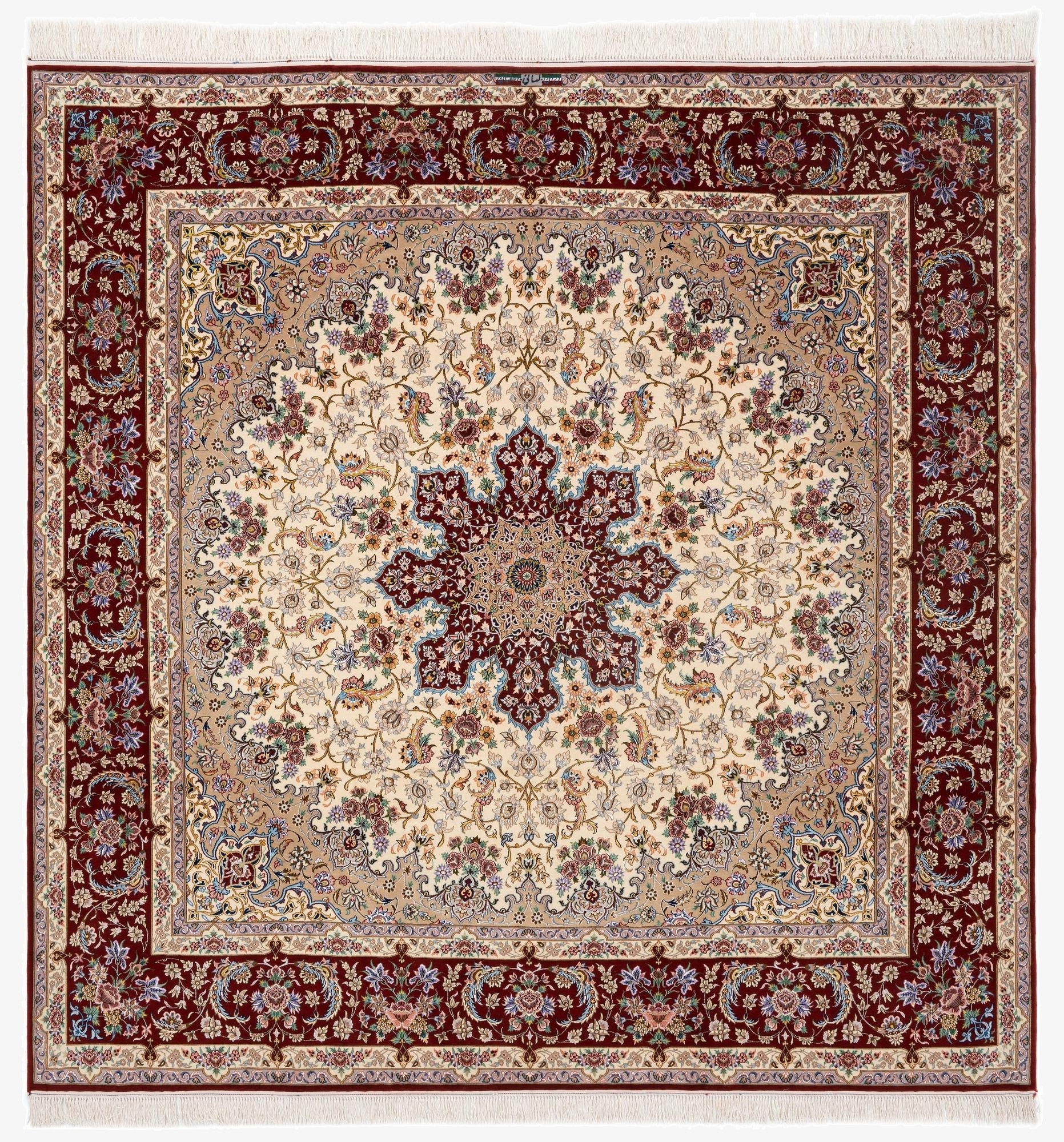 8' 4 x 8' 4 Isfahan Square Rug