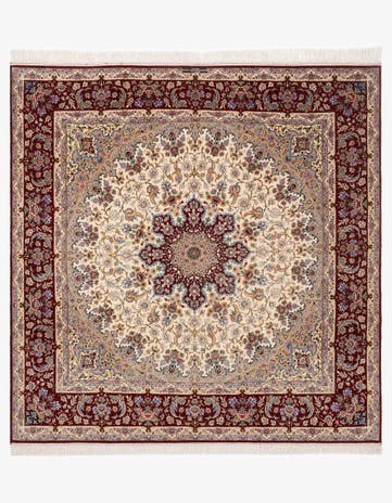 8' 4 x 8' 4 Isfahan Square Rug
