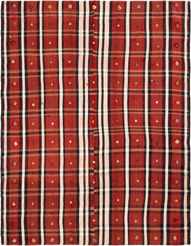 Detail image of 4' 6 x 5' 2 Jajim Square Rug