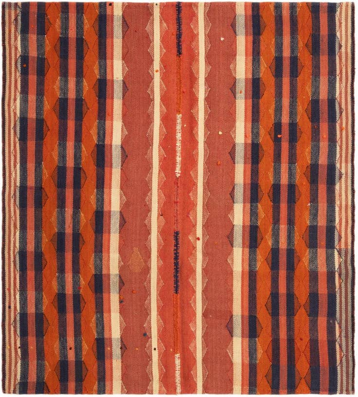 Detail image of 4' 9 x 5' 3 Jajim Square Rug