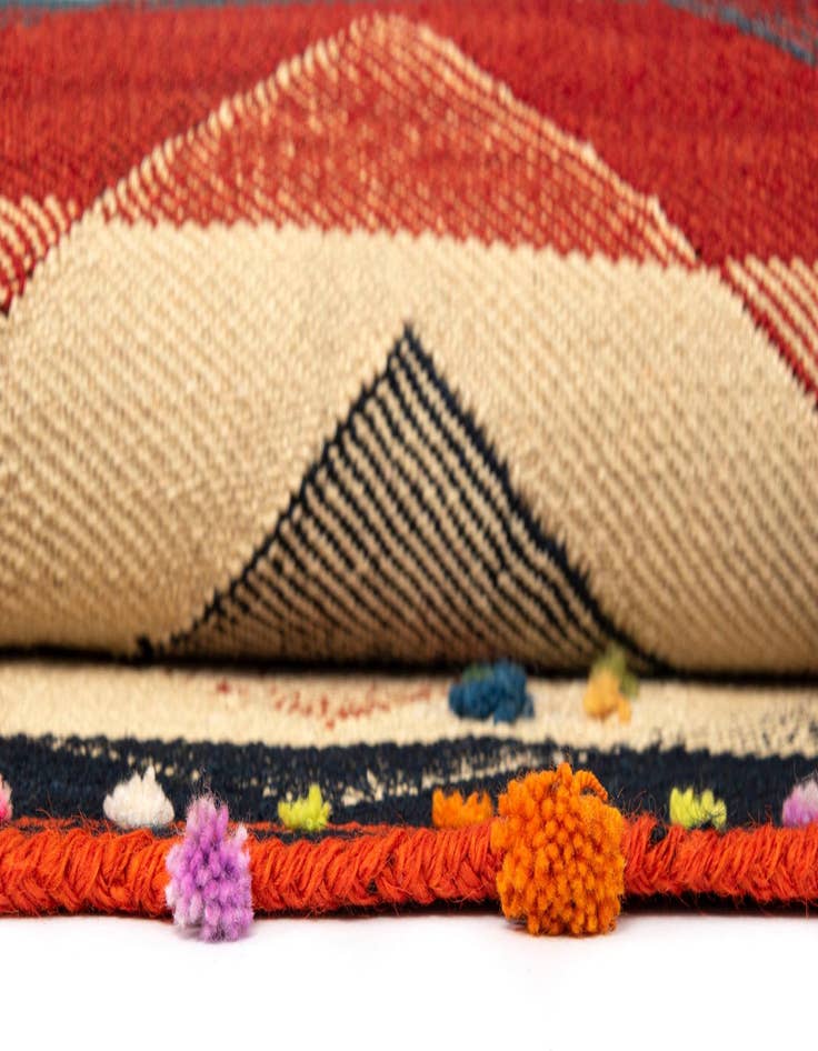 Detail image of 5' 8 x 6' 2 Jajim Wool Square Rug