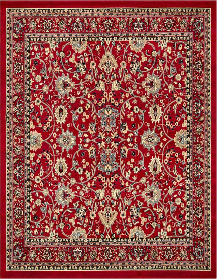 Detail image of 7' 10 x 7' 10 Kashan Design Square Rug