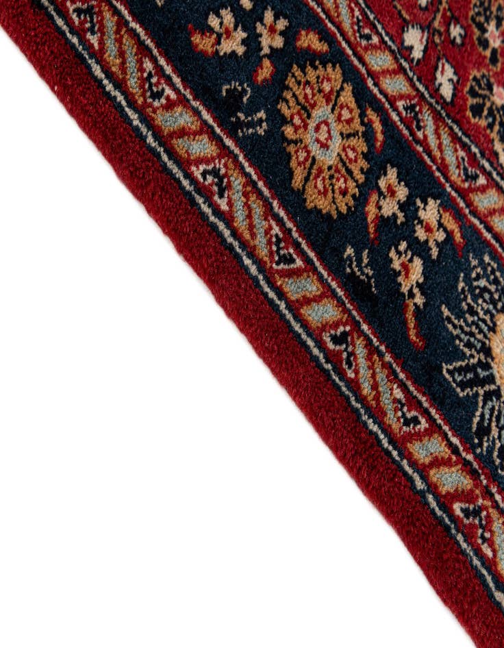 Detail image of 2' 11 x 2' 11 Hand Knotted Kashan Wool Square Rug