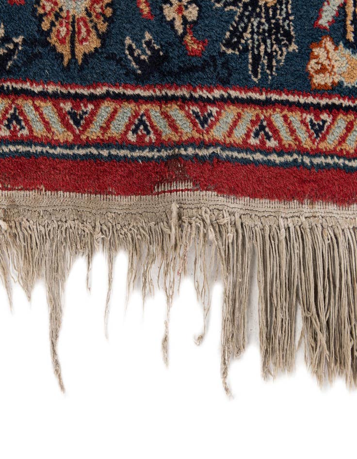 Detail image of 2' 11 x 2' 11 Hand Knotted Kashan Wool Square Rug