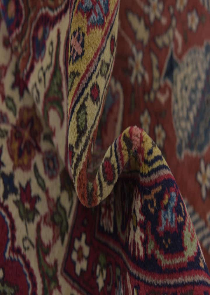 11' 6 x 13' 5 Hand Knotted Kashmir Wool Square Rug