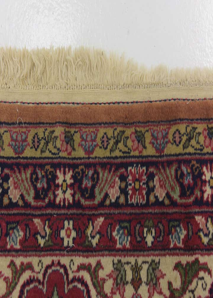 11' 6 x 13' 5 Hand Knotted Kashmir Wool Square Rug