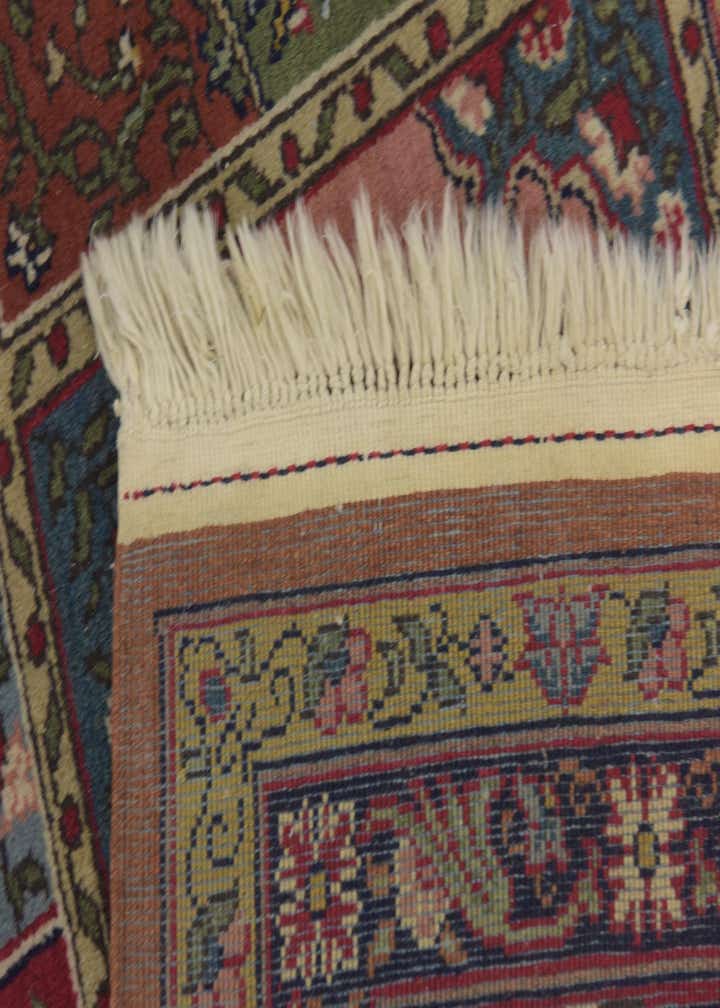 11' 6 x 13' 5 Hand Knotted Kashmir Wool Square Rug