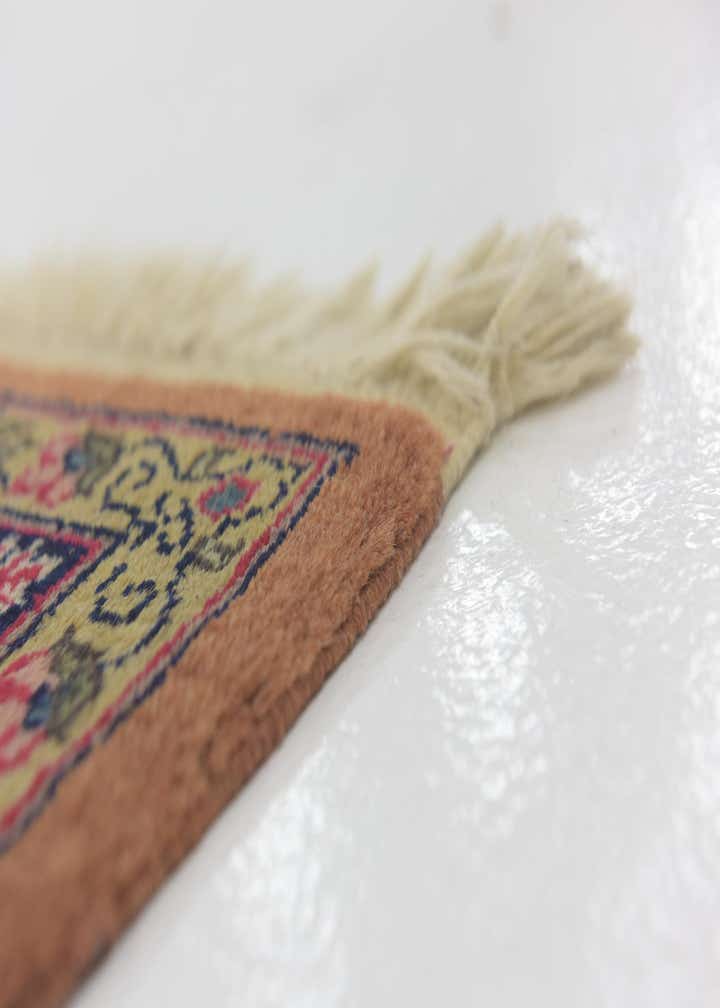 11' 6 x 13' 5 Hand Knotted Kashmir Wool Square Rug