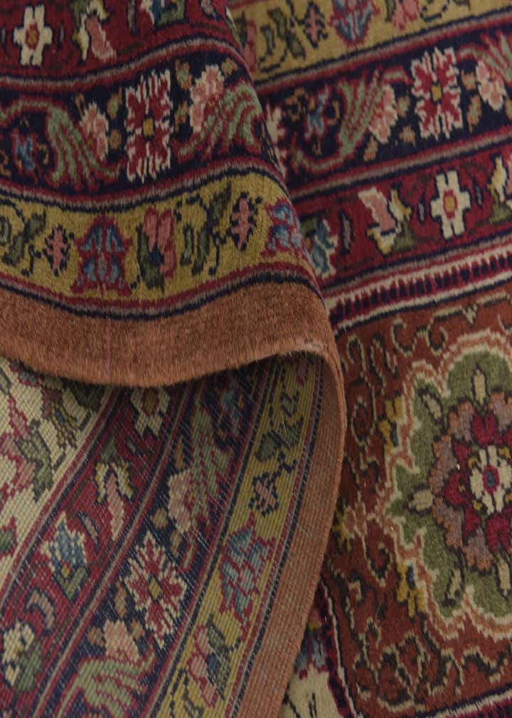 11' 6 x 13' 5 Hand Knotted Kashmir Wool Square Rug