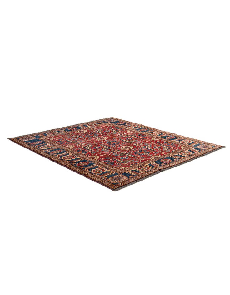 Detail image of 6' 2 x 6' 9  Hand Knotted Kazak Wool Square Rug