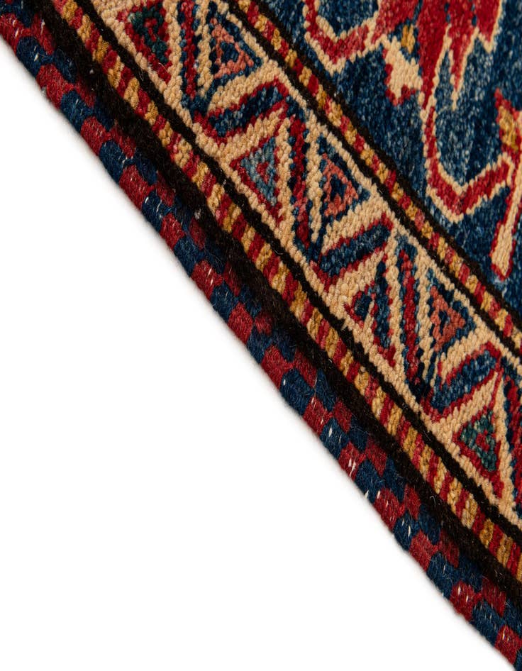 Detail image of 6' 2 x 6' 9  Hand Knotted Kazak Wool Square Rug