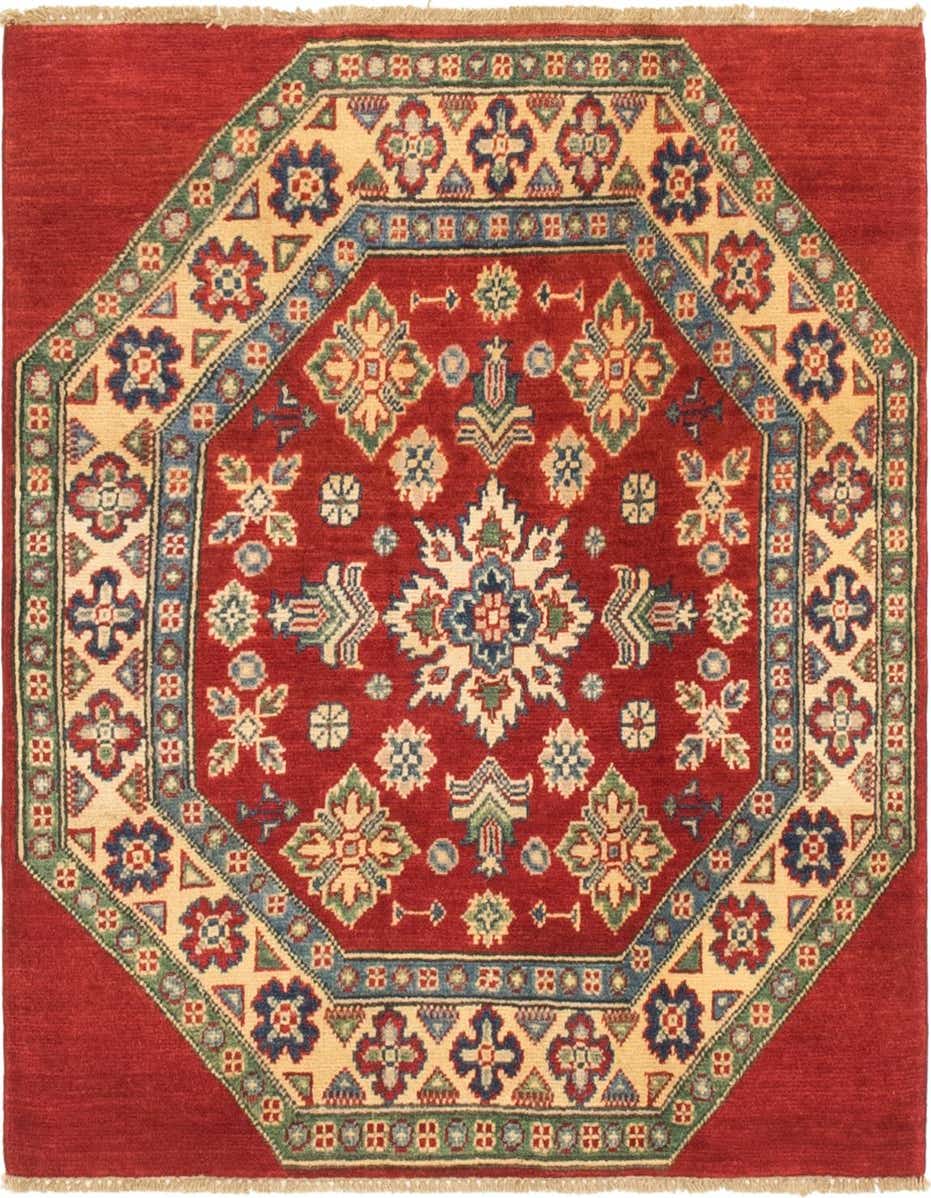 3' 2 x 3' 3 Hand Knotted Kazak Square Rug