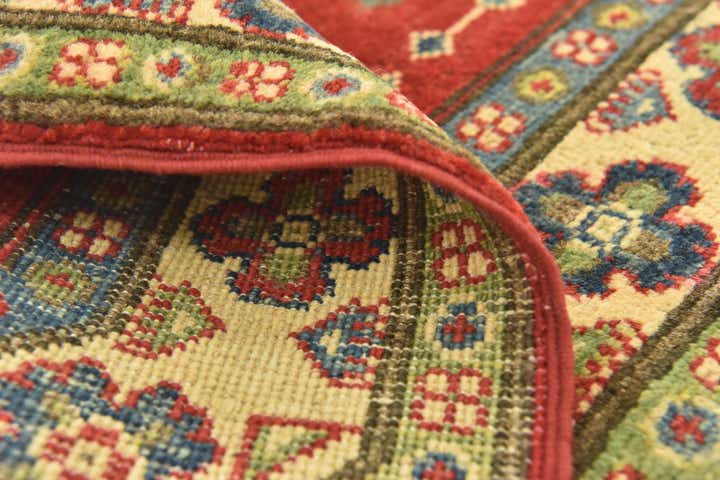 3' 1 x 3' 5 Hand Knotted Kazak Square Rug