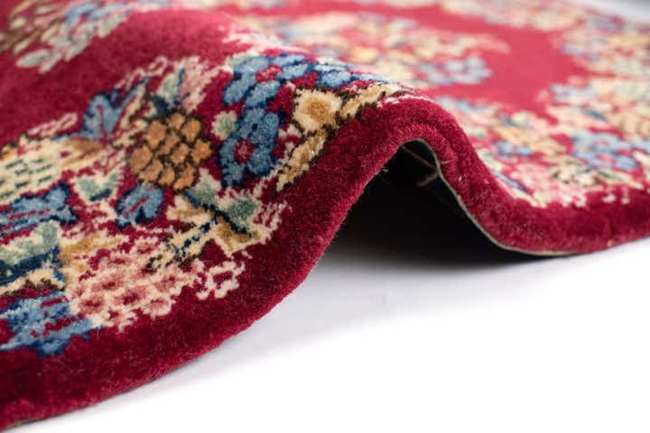 1' 8 x 2' 4 Hand Knotted Kerman Persian Square Rug