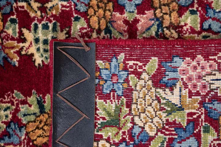 1' 8 x 2' 4 Hand Knotted Kerman Persian Square Rug