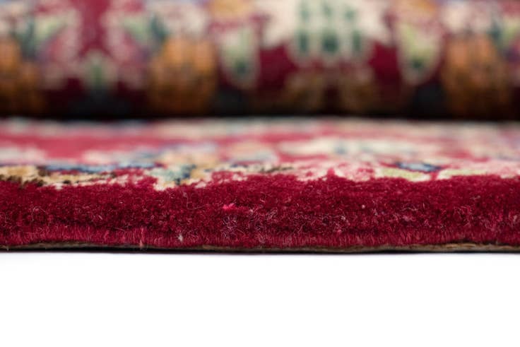 Detail image of 1' 8 x 2' 4 Hand Knotted Kerman Persian Square Rug
