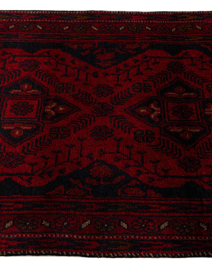 Detail image of 2' 7 x 6' 6  Hand Knotted Khal Mohammadi Wool Square Rug