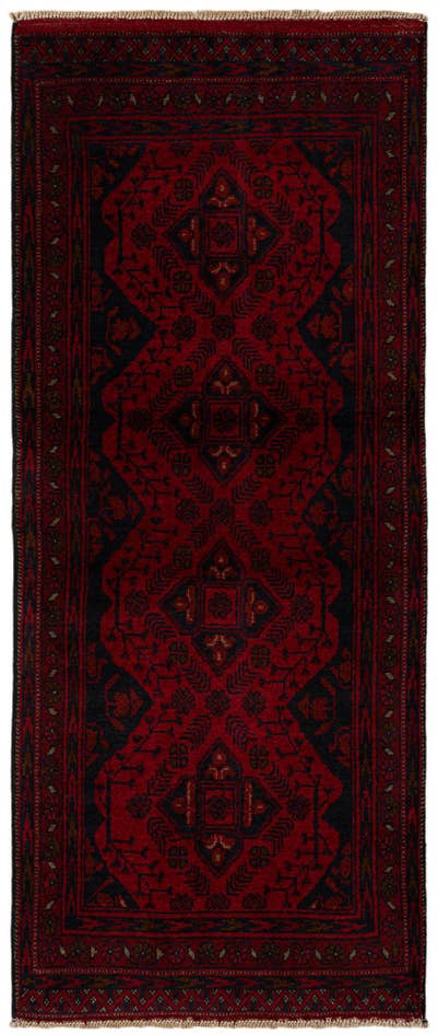 Detail image of 2' 7 x 6' 6 Hand Knotted Khal Mohammadi Wool Square Rug