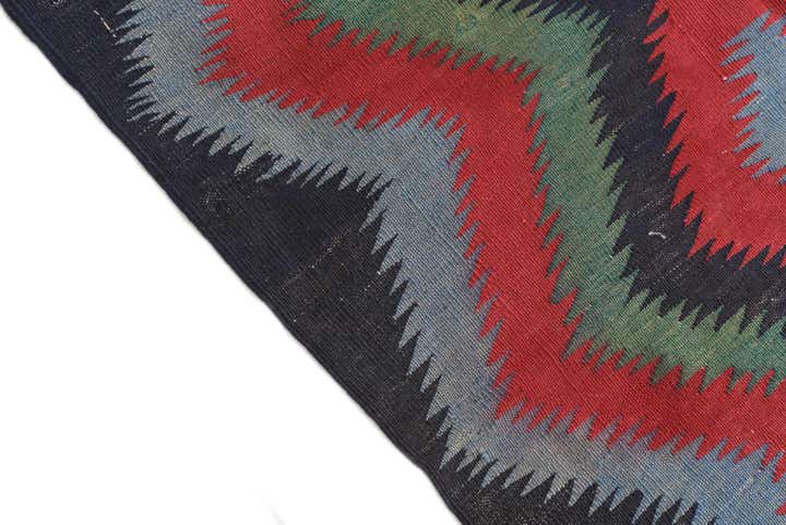 3' x 3' 5 Hand Woven Kilim Afghan Wool Square Rug