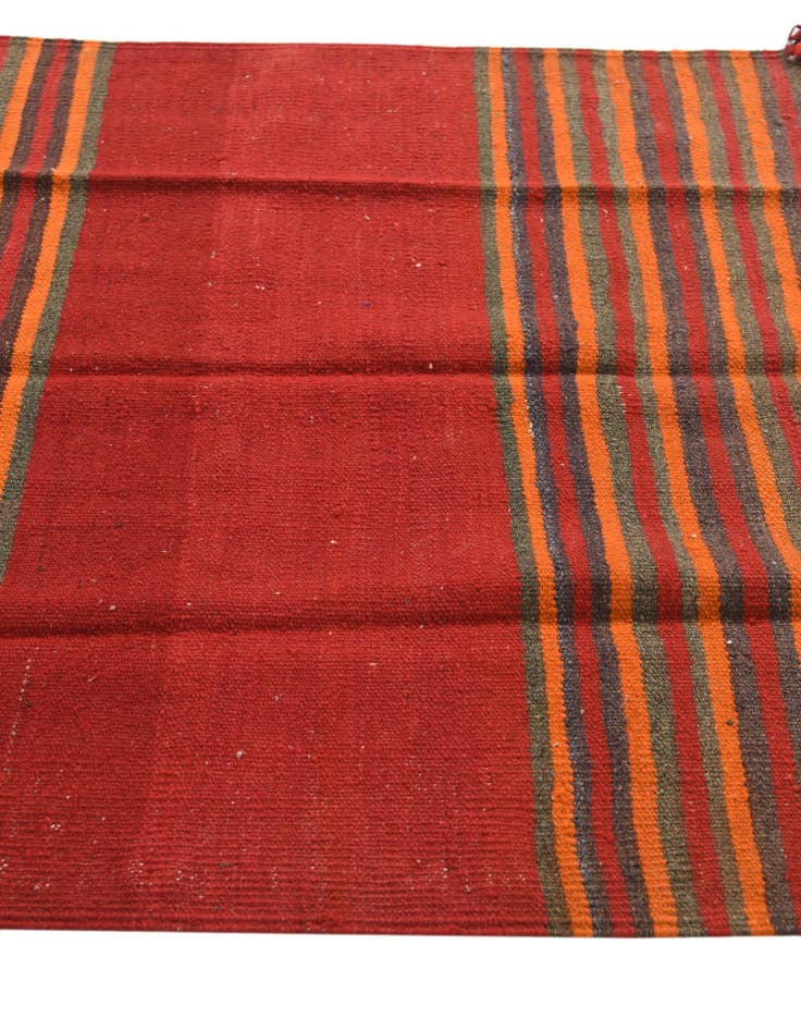 Detail image of 3' 6 x 3' 9  Hand Woven Kilim Fars Wool Square Rug