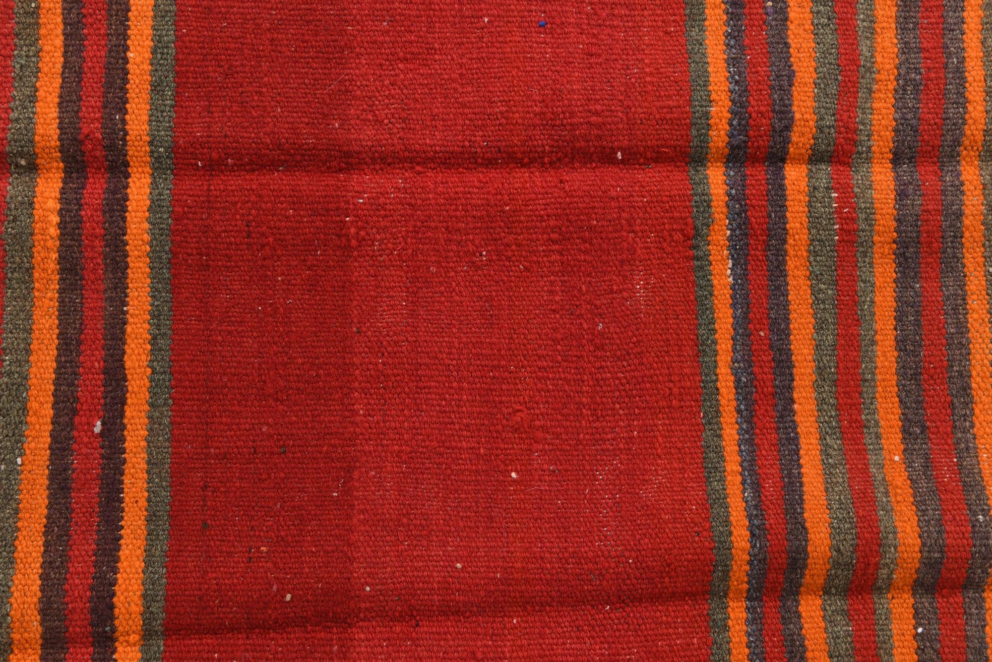 3' 6 x 3' 9 Hand Woven Kilim Fars Wool Square Rug