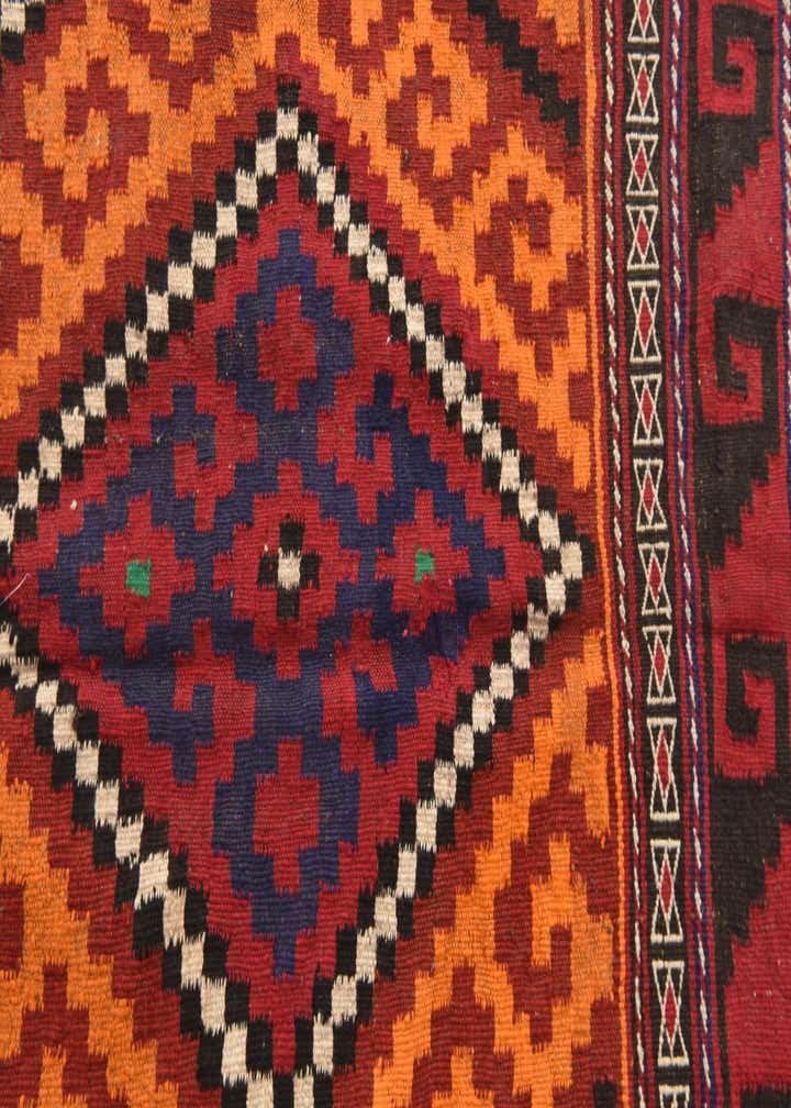 4' 4 x 4' 6 Hand Woven Kilim Fars Wool Square Rug