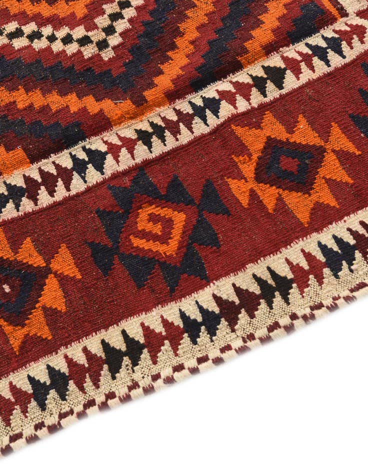 Detail image of 4' 10 x 4' 10  Hand Woven Kilim Fars Wool Square Rug