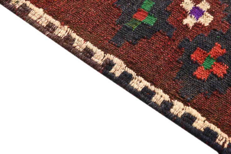 Detail image of 110cm x 130cm Hand Woven Kilim Fars Wool Square Rug