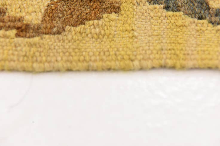 Detail image of 3' 1 x 3' 6 Hand Woven Kilim Maymana Wool Square Rug