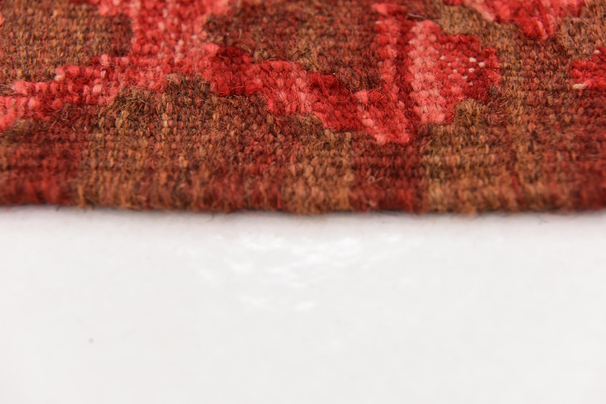 3' 4 x 3' 10 Hand Woven Kilim Maymana Wool Square Rug