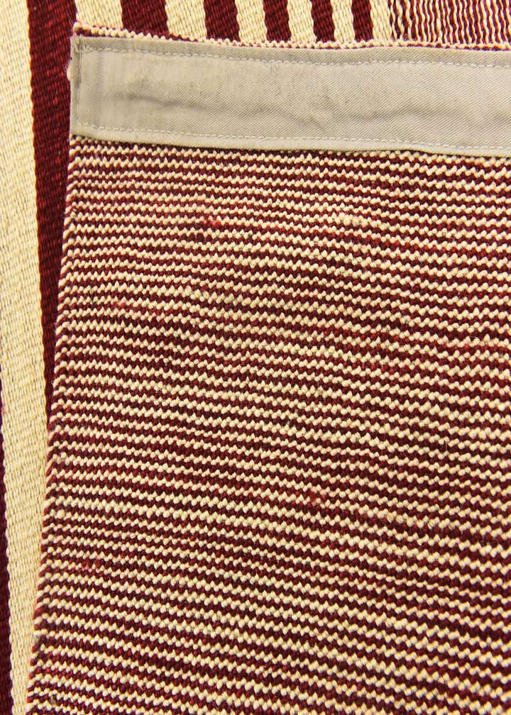 6' x 7' 5 Hand Woven Kilim Modern Wool Square Rug