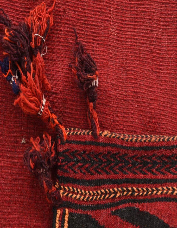 Detail image of 4' x 4' 2  Hand Woven Kilim Modern Wool Square Rug