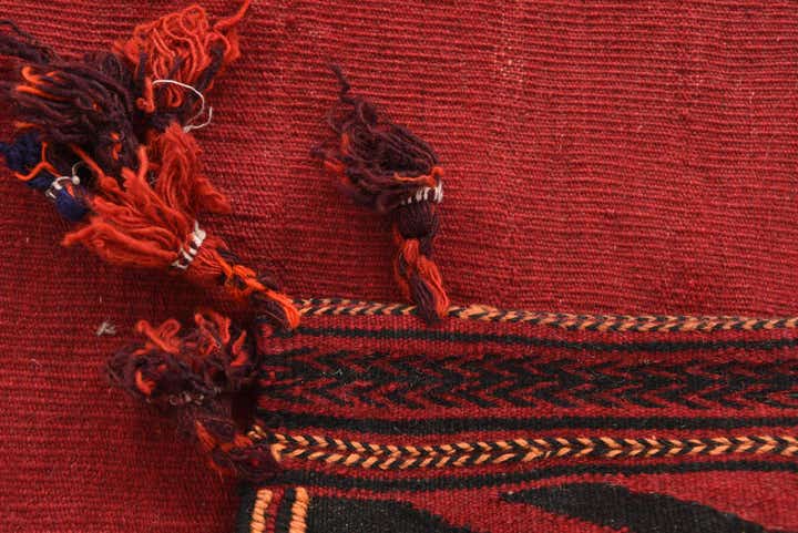4' x 4' 2 Hand Woven Kilim Modern Wool Square Rug