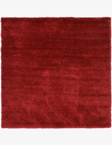 8' x 8' Luxe Solid Shag Square Rug